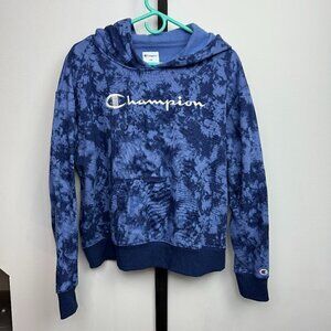 EUC - Champion Blue Hoodie - Size L